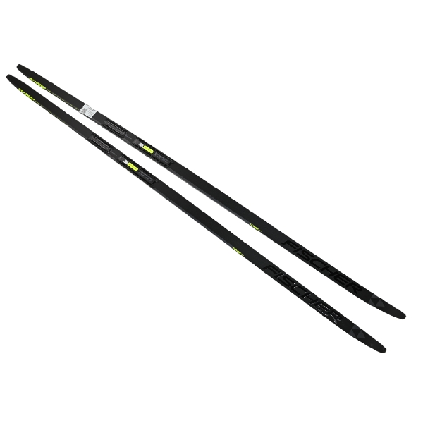 Беговые лыжи Fischer RCS CL Plus Med без насечек, черный, 187 см