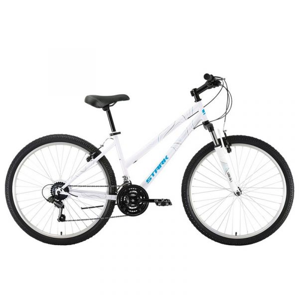 Горный велосипед Stark Luna 26.1 V Steel HQ-0009465 белый/голубой 2022