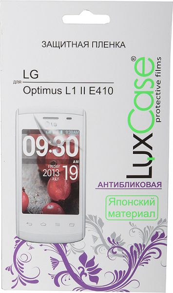Защитная пленка для мобильного телефона LuxCase для LG Optimus L1 II E410 Антибликовая